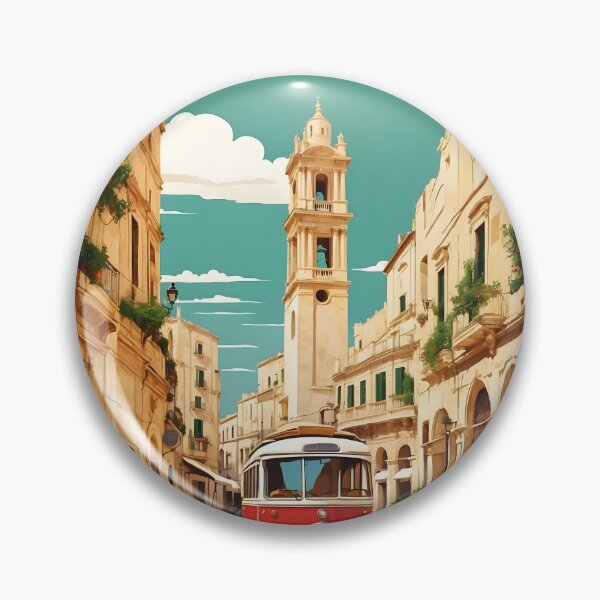 Item preview, Lecce Montecelio Italy Vintage Poster Tourism  designed and sold by TravelersGems.