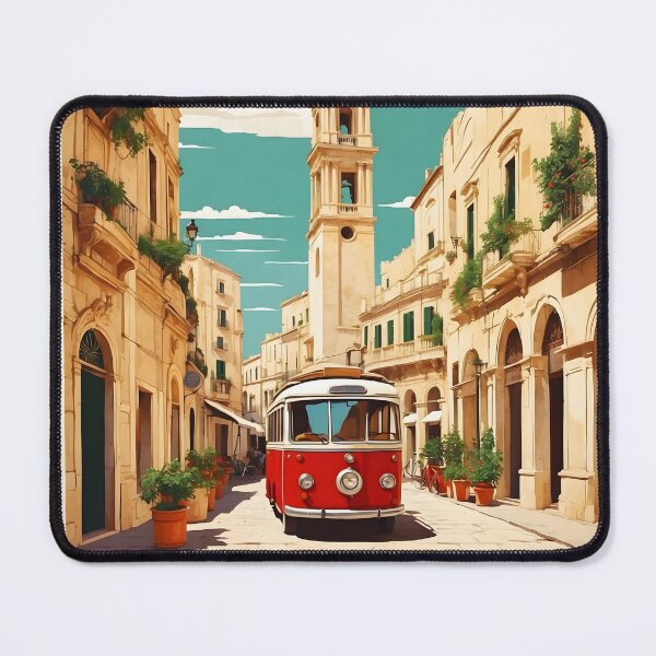 Item preview, Lecce Montecelio Italy Vintage Poster Tourism  designed and sold by TravelersGems.
