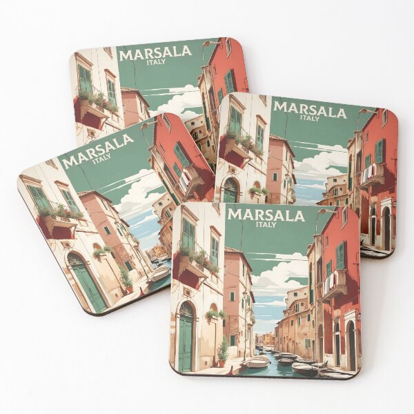 Item preview, Marsala Italy Vintage Poster Tourism  designed and sold by TravelersGems.