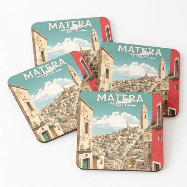 Item preview, Matera Italy Vintage Poster Tourism  designed and sold by TravelersGems.
