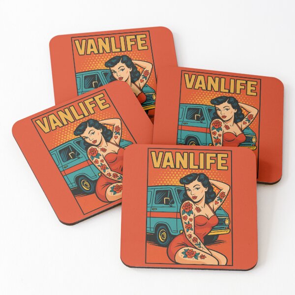 Item preview, Vanlife pin-up designed and sold by VANLIFE..