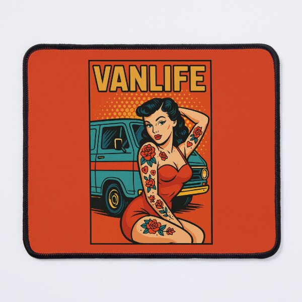 Item preview, Vanlife pin-up designed and sold by VANLIFE..