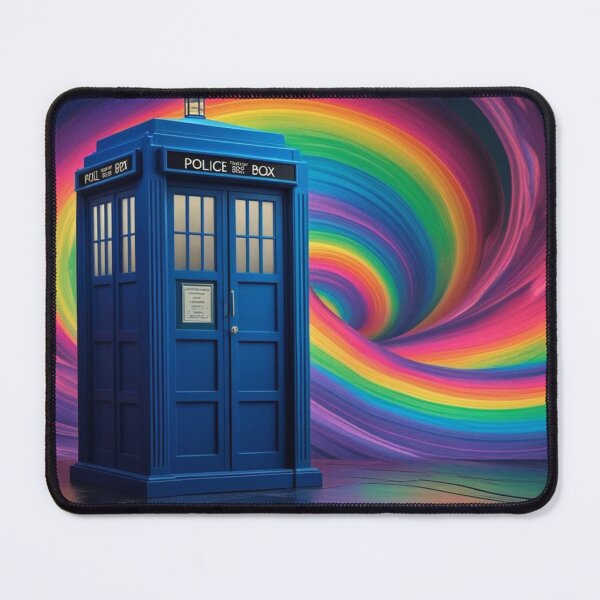 Item preview, Blue Box in the Rainbow Vortex designed and sold by CraftyWords.