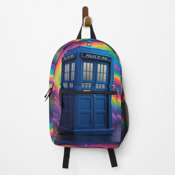 Item preview, Blue Box in the Rainbow Vortex designed and sold by CraftyWords.