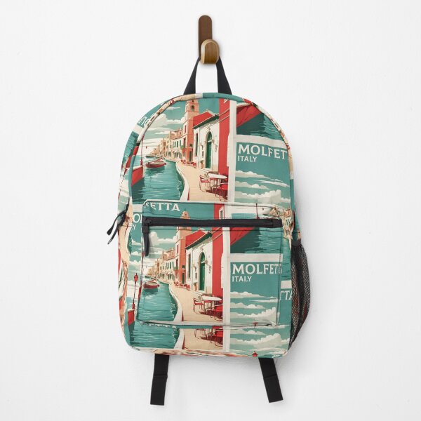 Item preview, Molfetta Italy Vintage Poster Tourism designed and sold by TravelersGems.