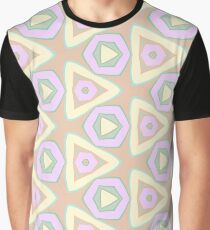 stained glass window the structure of the theme designs abstraction seamless colorful repeat pattern Graphic T-Shirt