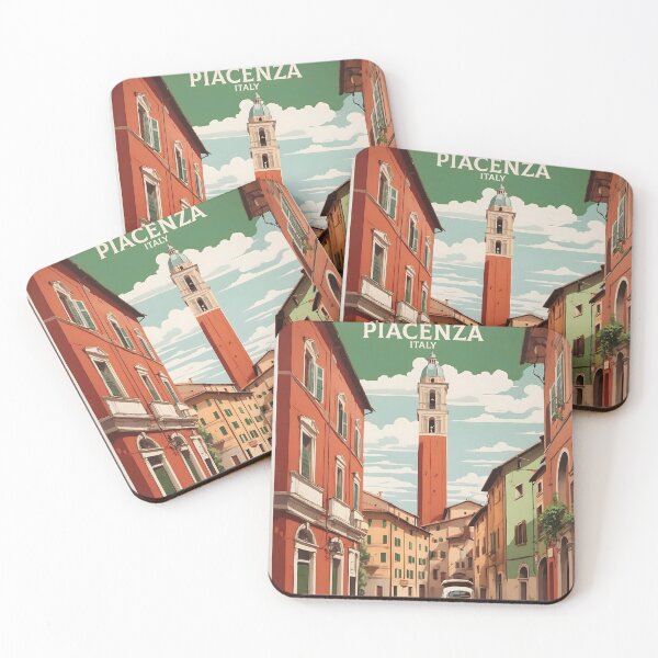 Item preview, Piacenza Italy Vintage Poster Tourism designed and sold by TravelersGems.