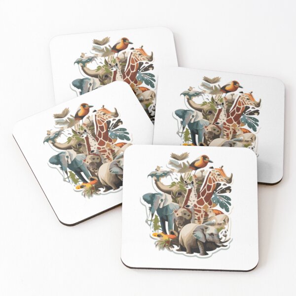 Item preview, kingdom of living Animal Kingdom Collage designed and sold by kingdomofliving.
