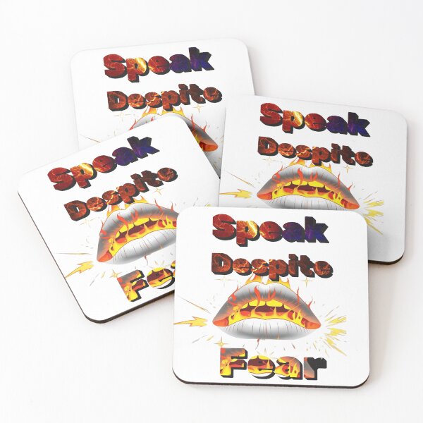 Item preview, speak despite feear  designed and sold by TreatUrSelf7.