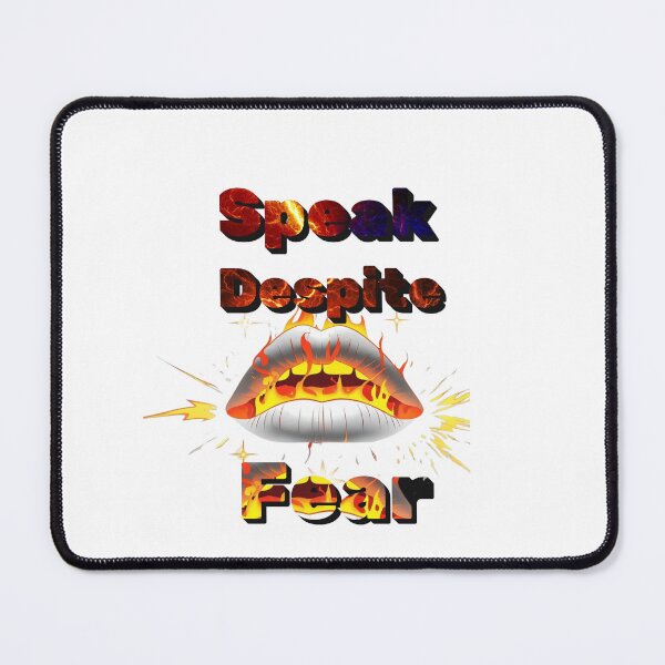 Item preview, speak despite feear  designed and sold by TreatUrSelf7.