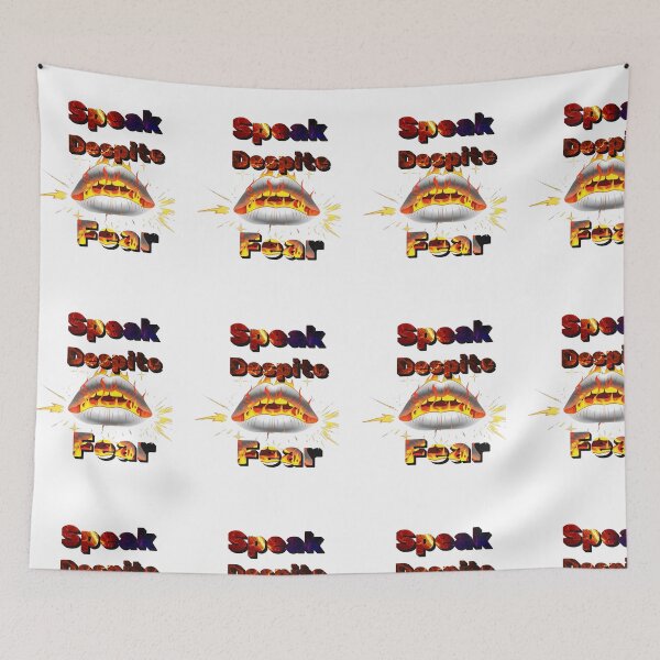 Item preview, speak despite feear  designed and sold by TreatUrSelf7.