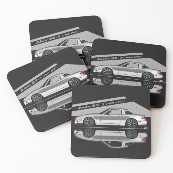 Item preview, Miata - MX-5 NA 1991-1997 (Silverstone mica) - Pure 90s Roadster Joy designed and sold by Azaziel.