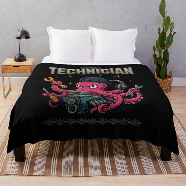 Item preview, Tentacle Technician Funny Octopus Mechanic Racing designed and sold by CarantinedChaos.