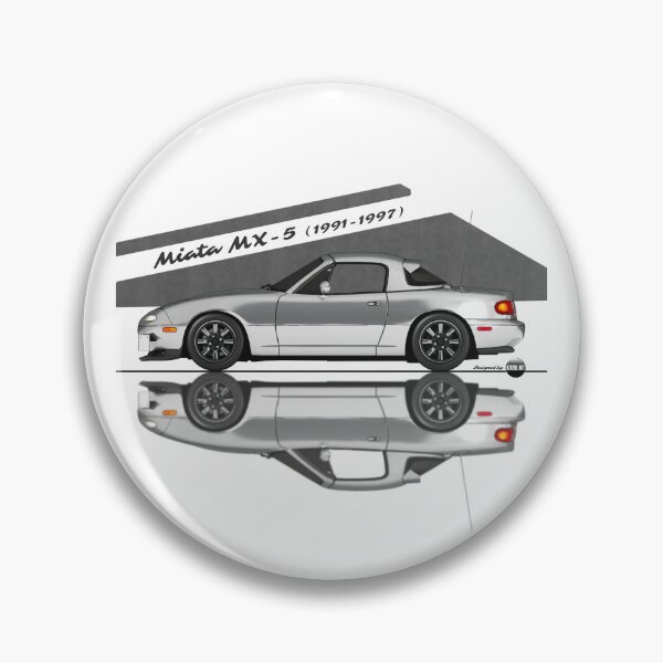 Item preview, Miata - MX-5 NA 1991-1997 (Silverstone mica) - Pure 90s Roadster Joy designed and sold by Azaziel.