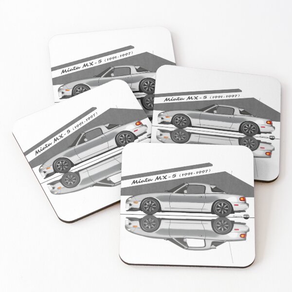 Item preview, Miata - MX-5 NA 1991-1997 (Silverstone mica) - Pure 90s Roadster Joy designed and sold by Azaziel.