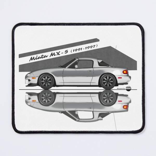 Item preview, Miata - MX-5 NA 1991-1997 (Silverstone mica) - Pure 90s Roadster Joy designed and sold by Azaziel.