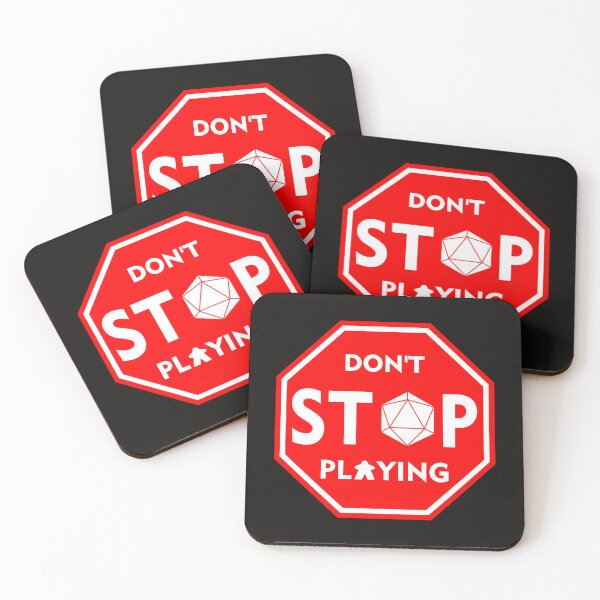 Item preview, DON'T STOP PLAYING! designed and sold by AventurerosLúdicos.