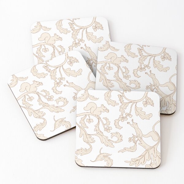 Item preview, Squirrels and Acorns (Cream) designed and sold by RinaRozsas.