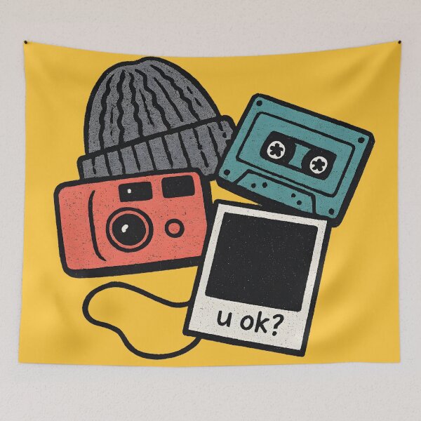 Item preview, U Ok? Retro Camera & Cassette designed and sold by MysticArtisan.