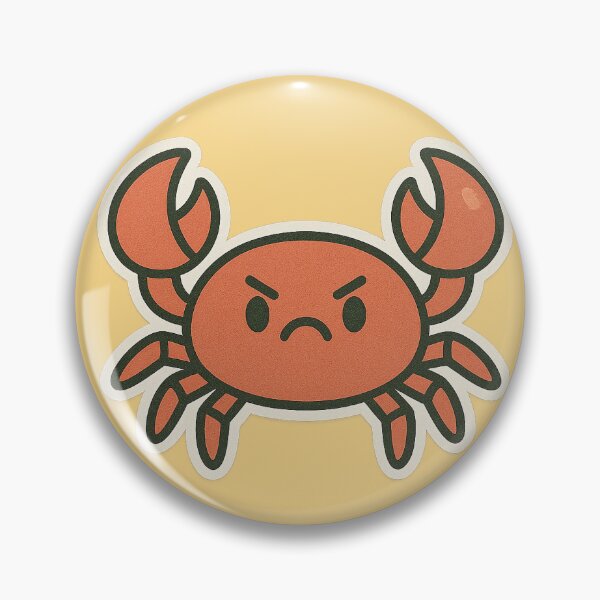 Item preview, angry red crab holding up his claws designed and sold by SpireForged.