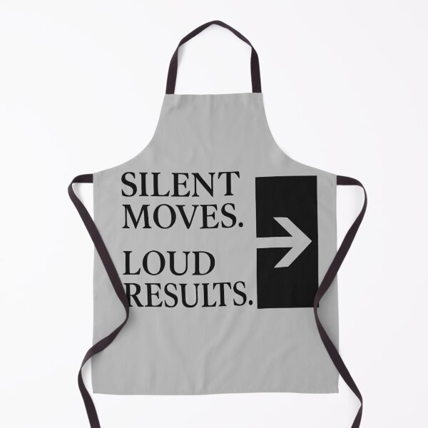 Item preview, Silent Moves – Bold Minimalist Quote Art designed and sold by PresentPower.