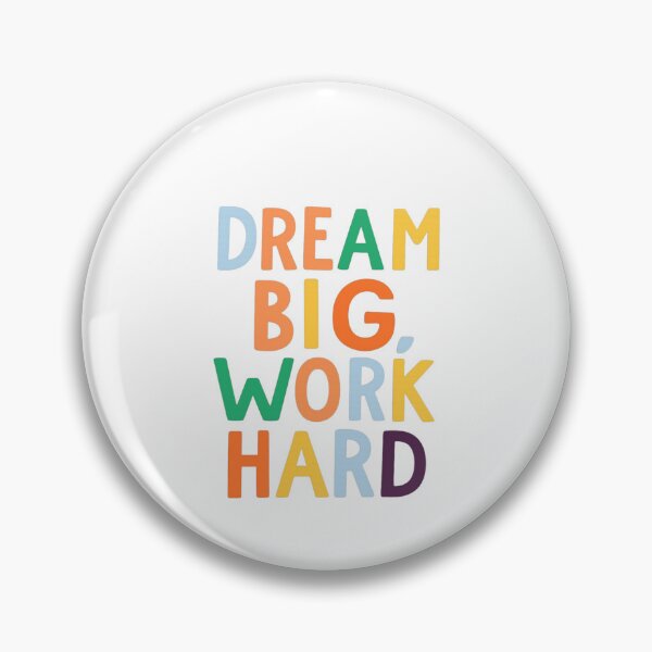 Item preview, dream big work hard designed and sold by omfardostyle.