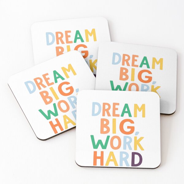 Item preview, dream big work hard designed and sold by omfardostyle.