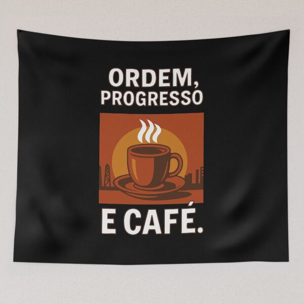 Item preview, "Order, Progress, and Coffee designed and sold by CollageLab.