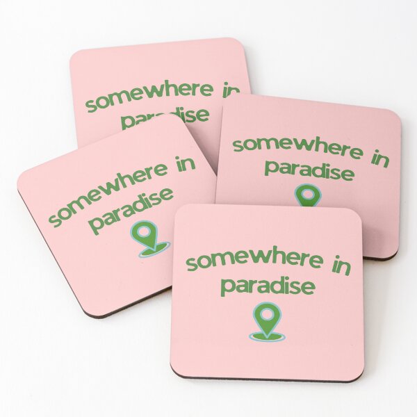 Item preview, Location Somewhere in Paradise Blush/Green Summer Design designed and sold by nikifora.