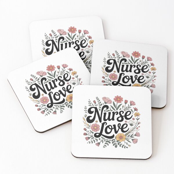 Item preview, Nurse Love Floral Design – Whimsical Botanical Tribute designed and sold by MedMindCreation.