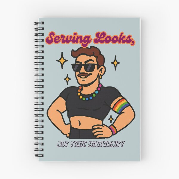 Item preview, Proud Gay Icon Serving Queer Confidence designed and sold by MetaMuralStudio.