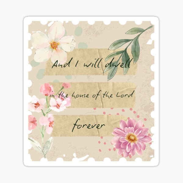 Item preview, Psalm 23 Christian Vintage Stamp Bible Verse designed and sold by PJZShop.