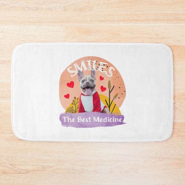 Item preview, Smiling Dog: Smiles - The Best Medicine | Positive Vibes & Stress Relief designed and sold by KaysUplifting.