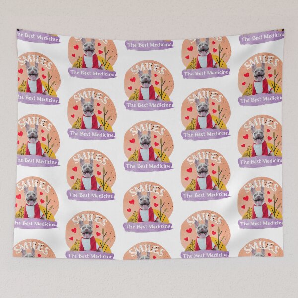 Item preview, Smiling Dog: Smiles - The Best Medicine | Positive Vibes & Stress Relief designed and sold by KaysUplifting.