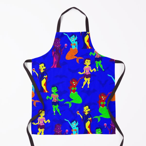 Item preview, halloween monster mermaid vampire zombie girls designed and sold by Gossip Rag.
