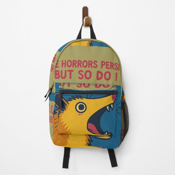 Item preview, The horrors persist, but so do I possum pop art army green designed and sold by OpenArt.