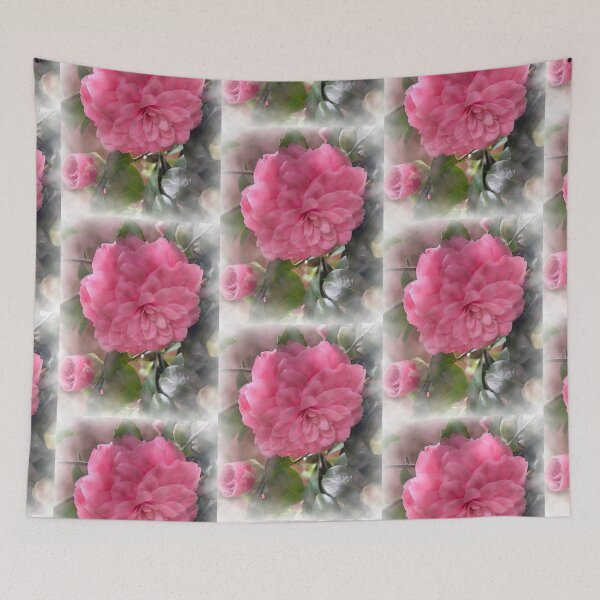 Item preview, Bold Pink Camellia Watercolor designed and sold by KirtTisdale.