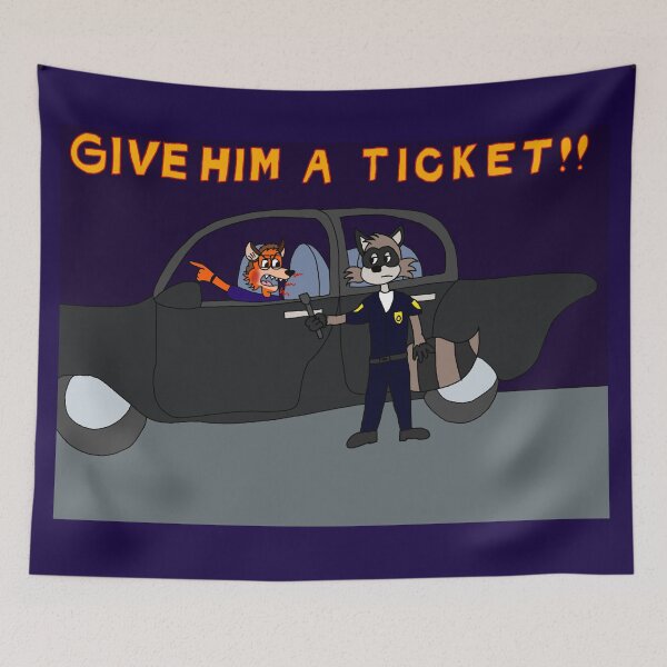 Item preview, Give Him A Ticket designed and sold by AgentZero1982.