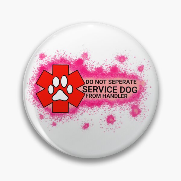 Item preview, service dog pink designed and sold by DawnCatcher20.