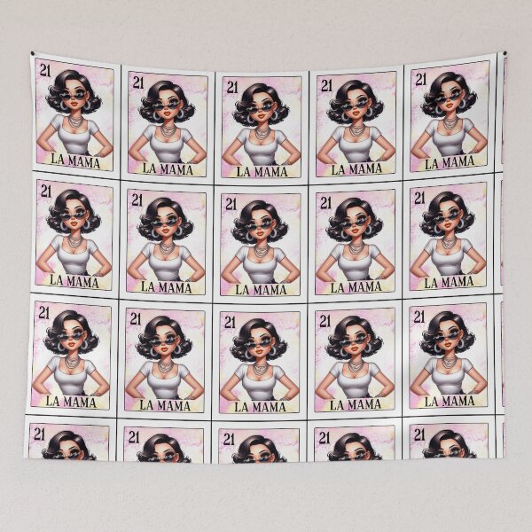 Item preview, Cute spanish Loteria Card, La Mama Spanish Loteria Card designed and sold by Khalu.