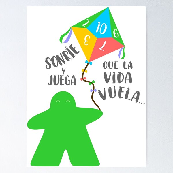 Item preview, SONRÍE y JUEGA que la VIDA VUELA... designed and sold by AventurerosLúdicos.