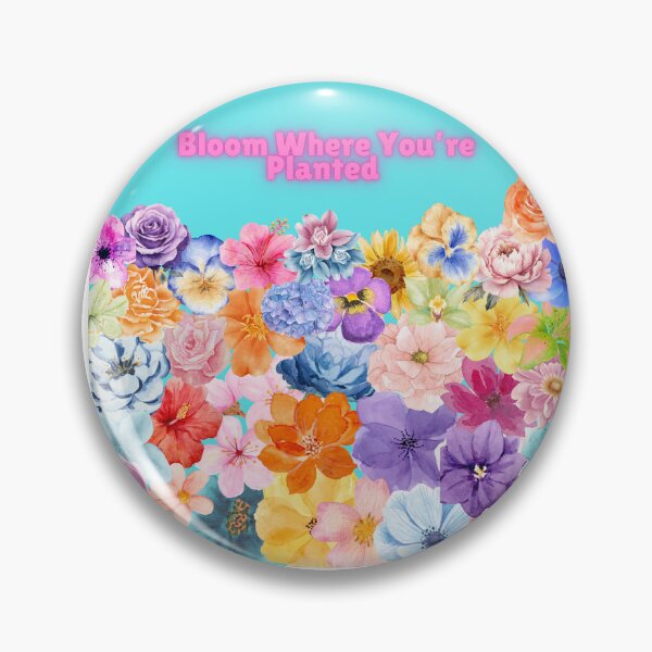 Item preview, Bloom Where You're Planted Beautiful water color flowers   designed and sold by tgsanders59.
