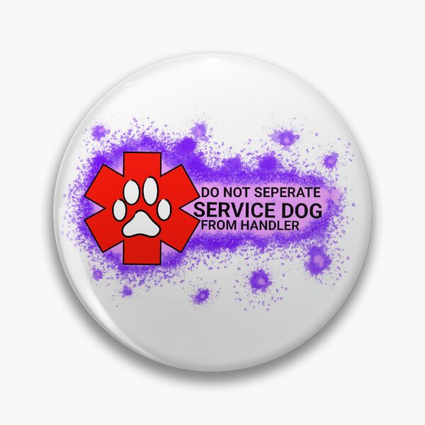 Item preview, service dog purple designed and sold by DawnCatcher20.