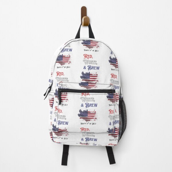 Item preview, Red, white, and brew. Happy 4th of July. designed and sold by InkVolt.