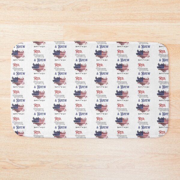 Item preview, Red, white, and brew. Happy 4th of July. designed and sold by InkVolt.