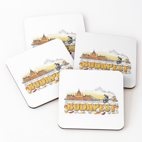 Item preview, Budapest Burn & Brew Premium Cool Trendy Best Gift designed and sold by Imaginarium of Chaos falcon88 .