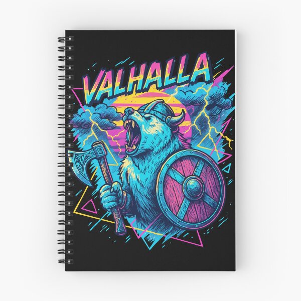Item preview, Polar Bear Viking Valhalla Norse Retro designed and sold by TomFrontierArt.