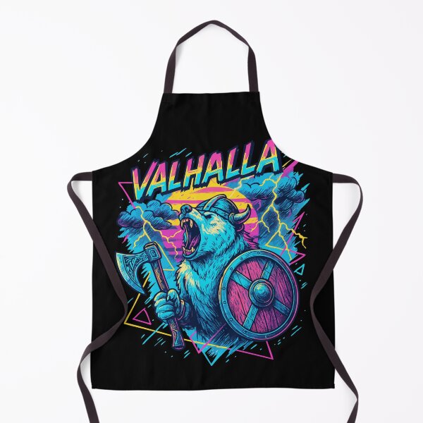 Item preview, Polar Bear Viking Valhalla Norse Retro designed and sold by TomFrontierArt.