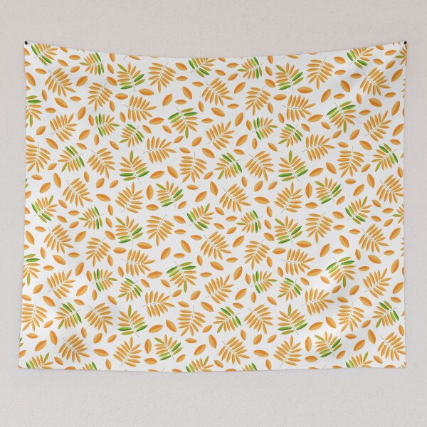 Item preview, Autumn pattern, autumn leaves, white background. Seamless floral pattern-140. designed and sold by Natalya Alexandrou.