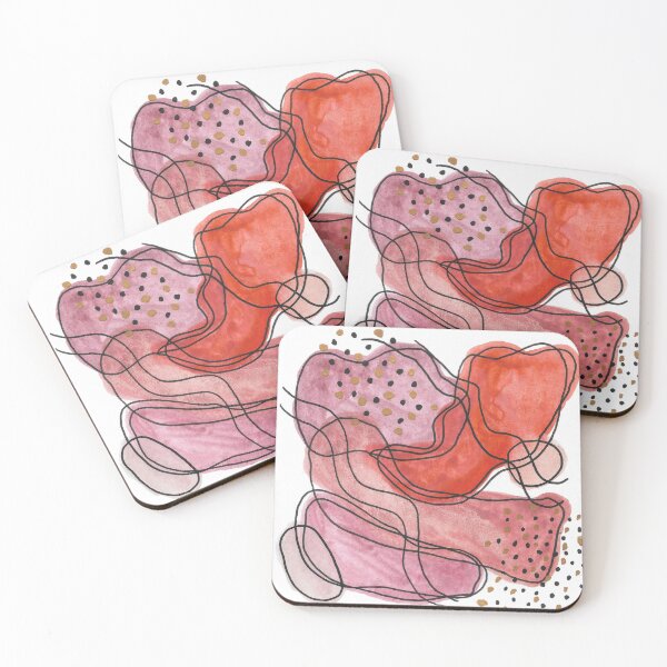 Item preview, Arid Cinders - Watercolor and Ink Abstract designed and sold by GenAumonier.